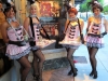 vintage cigarette girls pink